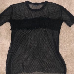 Super cute lace TOPSHOP T shirt